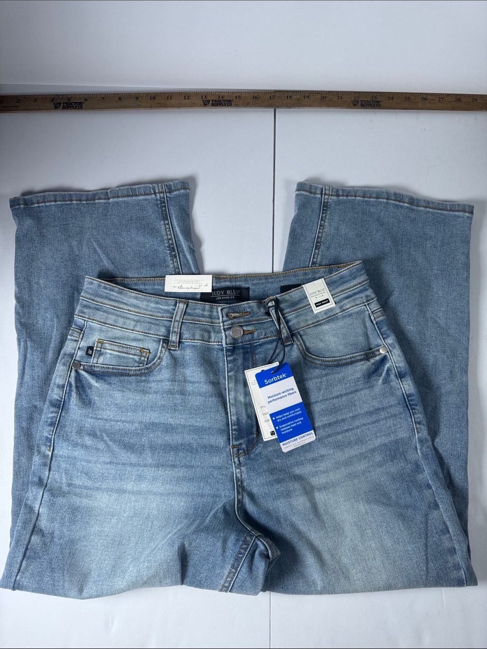 Judy Blue Light Blue Cropped Straight Jeans
